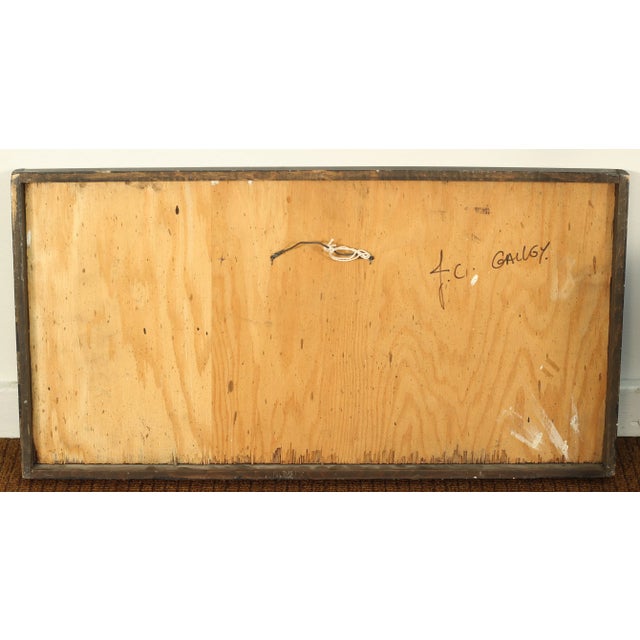 1970s Jean-Claude Gaugy Carved Wood Panel For Sale - Image 6 of 7