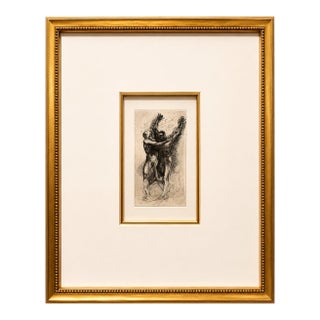 Auguste Rodin “Dante and Virgil Frightened by the Demons” 1897 Heliogravure, Edition of 125 For Sale