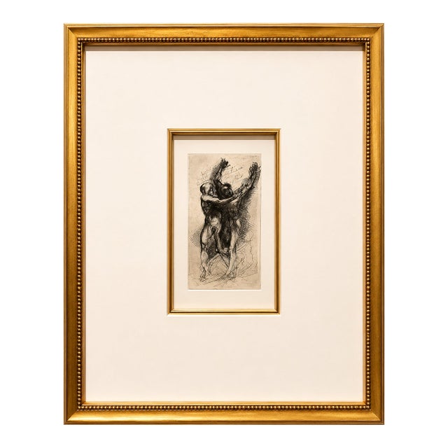 Auguste Rodin “Dante and Virgil Frightened by the Demons” 1897 Heliogravure, Edition of 125 For Sale