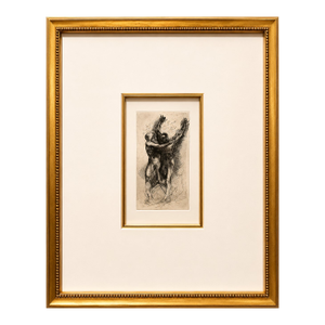 Auguste Rodin “Dante and Virgil Frightened by the Demons” 1897 Heliogravure, Edition of 125