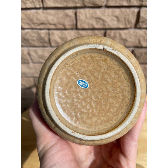 Tan Vintage Mid Century Modern Japanese Ceramic Teapot For Sale - Image 8 of 9