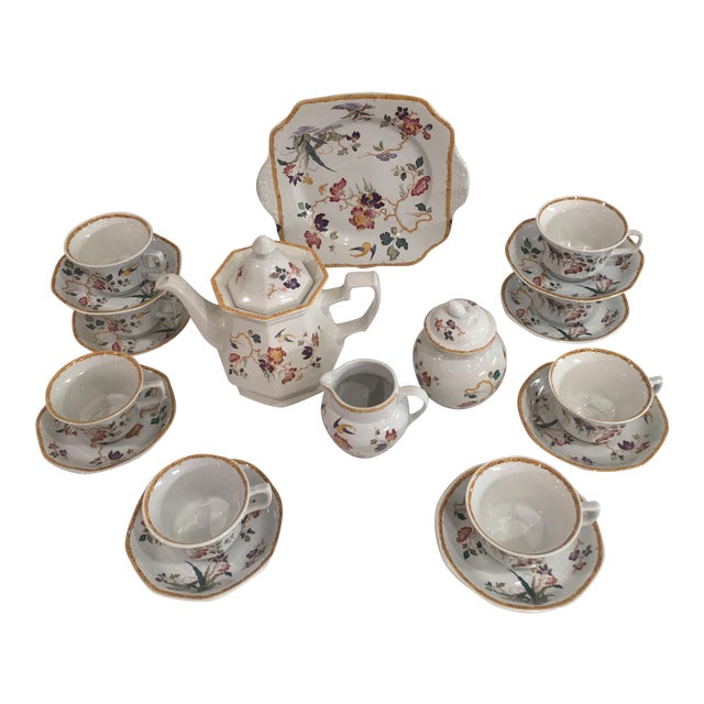 Vintage Wedgwood Devon Rose Coffee Set Collection Chairish