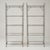 Italian Italian Regency Style Chrome Brass Faux Bamboo Etageres Shelves Bookcases - Pair For Sale - Image 3 of 9