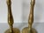 1970s Vintage Solid Brass Candle Holders – A Pair For Sale - Image 5 of 9