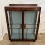 Art Deco 1930s Art Deco China Cabinet Curio Locking Double Door Two Glass Shelves For Sale - Image 3 of 12