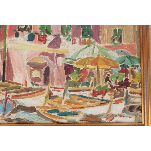 Minori, 1960s, Oil on Canvas, Framed For Sale - Image 8 of 8