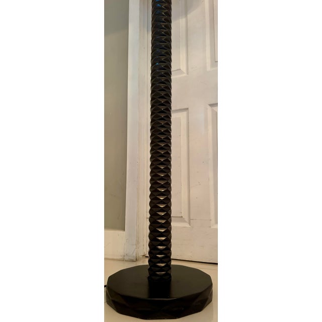 Black 1970s Montclair Floor Lamp by Palecek For Sale - Image 8 of 8