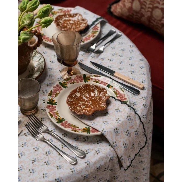Our Little Flower collection features a beautiful ditsy floral print. Hand-blocked by artisans onto 100% cotton, the...