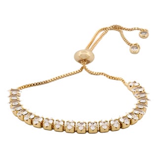 Sparkly Diamond Adjustable Fashion Bracelet For Sale