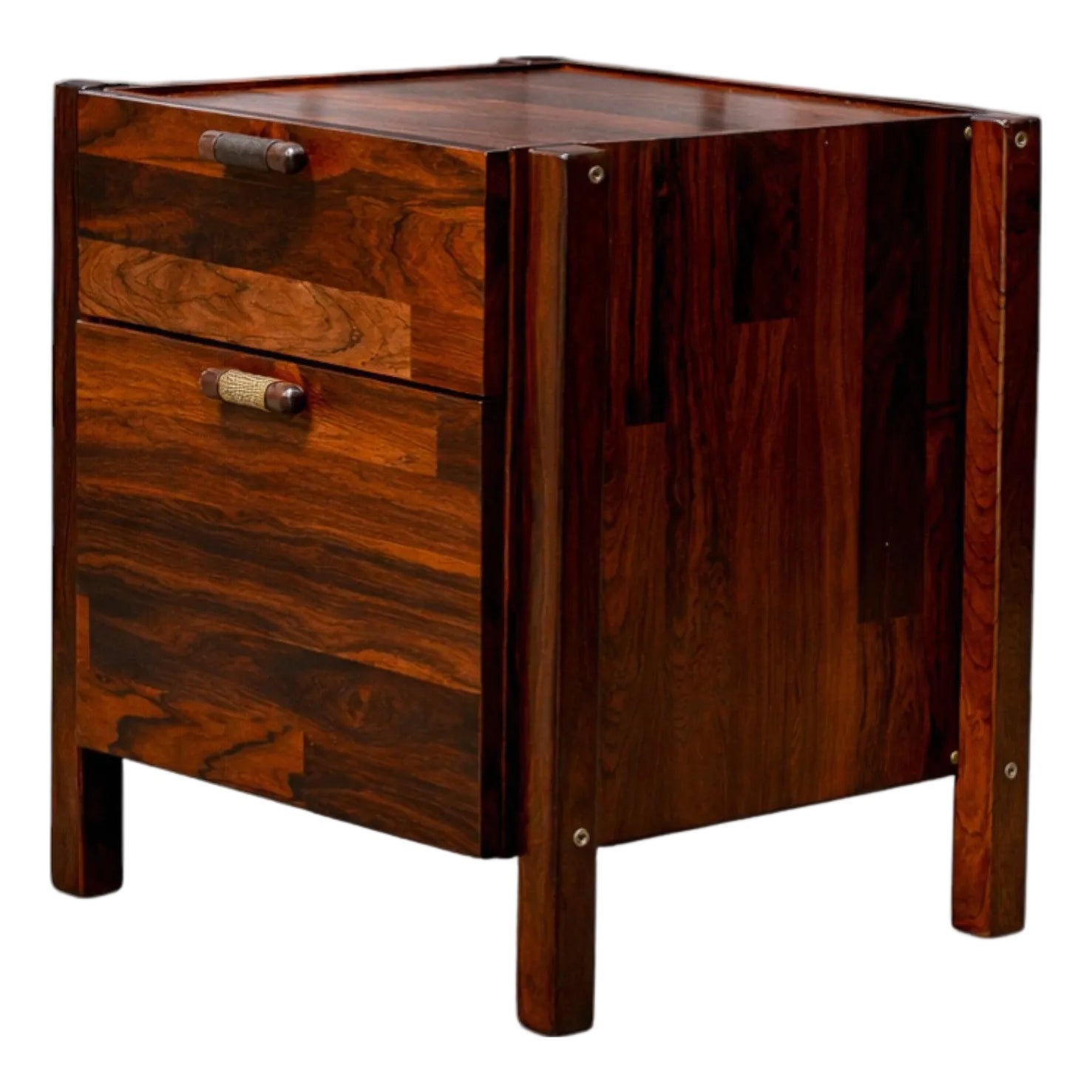 Filing Cabinet/ Side Table in Rosewood, Jorge Zalszupin, 1960’s | Chairish