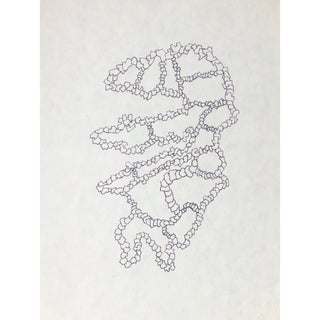 1991 William Glen Davis Abstract Drawing For Sale