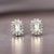 Metal Natural Sapphire Diamond Stud Earrings 14k W Gold 0.94 TCW Certified For Sale - Image 7 of 16