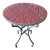 Burgundy Moroccan Mosaic Table For Sale
