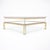 Coffee table from Italy signed by iconic designer Romeo Rega. The striking coffee table features a Lucite incase...