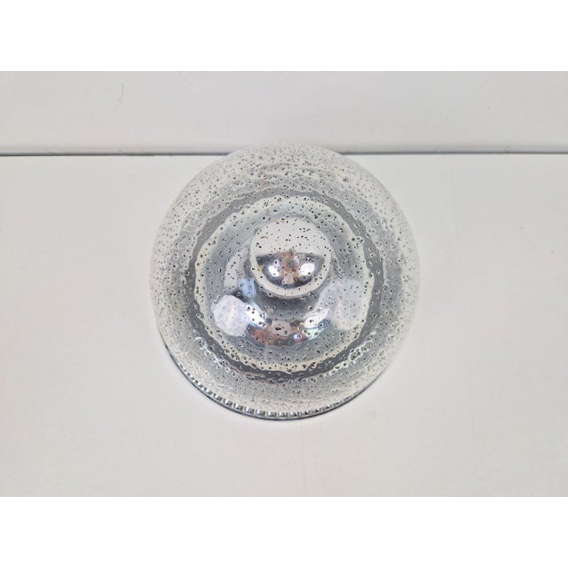 Vintage Ceiling Lamp in Chrome and Glass from Hillebrand Lighting, 1960s For Sale - Image 9 of 11