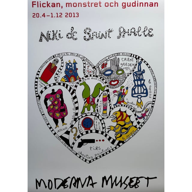 The Girl, the Monster and the Goddess Exhibition Poster from Niki De Saint Phalle, 2013 For Sale - Image 11 of 11