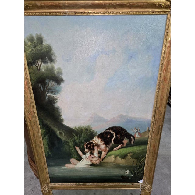 Large Napoleon III Trumeau Mirror For Sale - Image 4 of 7