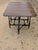 Antique gate leg drop leaf dining table it is sturdy. It is in good condition. This is a unique table and special. Would...