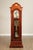 High Quality Vintage Inlaid Mahogany Tall Case Clock with Brass Pendulum