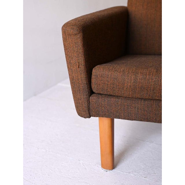 Armchair with Original Fabric, 1960s For Sale - Image 10 of 11