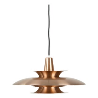 Vintage Nova Pendant Lamp in Aluminum by Fog and Mørup, 1963 For Sale