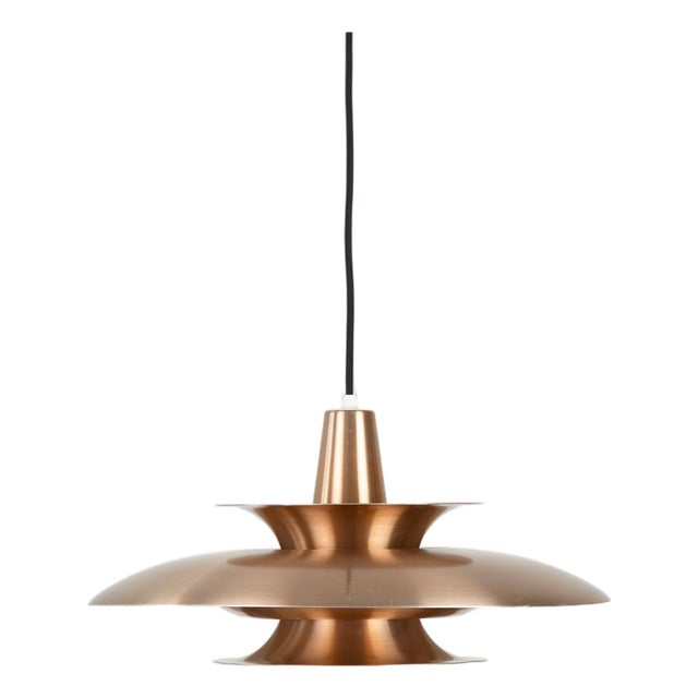 Vintage Nova Pendant Lamp in Aluminum by Fog and Mørup, 1963 For Sale