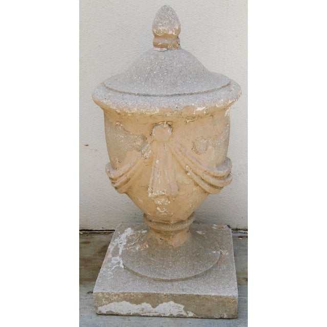 Large Estate Concrete Garden Finials Pair Chairish