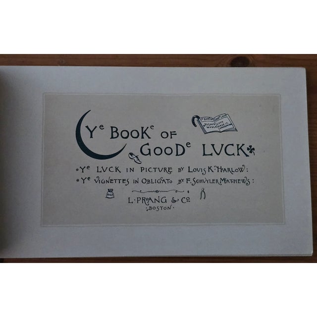 1889 book titled Good Luck. reproduced using chromolithography developed by Louis Prang, a German in Boston who was very...