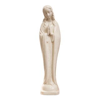 1950s Goebel Sacrart West German Porcelain Praying Madonna Figurine For Sale