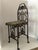 Art Deco Iron Telephone Chair For Sale - Image 10 of 12