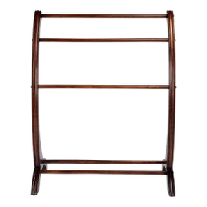 Nathaniel Blanket Stand, Cherry Brown