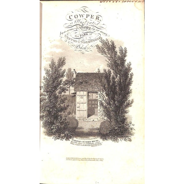 "Cowper, Illustrated by a Series of Views, in or Near, the Park of Weston-Underwood" 1803 Cowper, William For Sale - Image 13 of 13