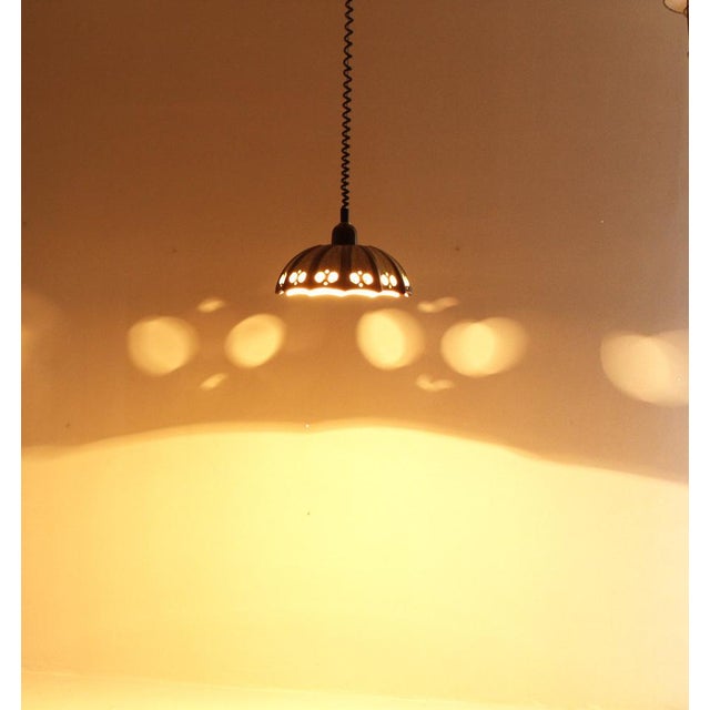 Gold Fat Lava Ceramic Pendant Light from Pan Leuchten, 1970s For Sale - Image 8 of 10