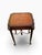 Theodore Alexander Attributed Neoclassical Lion-Head Tooled Leather Drink Table For Sale In Boston - Image 6 of 14