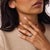 This beautiful Mid Century diamond engagement ring is an elegant 1950’s design, centered by a GIA-certified old European...