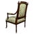 19th Century French Walnut Open Armchair For Sale - Image 9 of 14