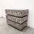 Wood Vintage 1980s Postmodern Grey Three Drawer Dresser Tall Boy For Sale - Image 7 of 10