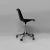 Italian Modern Black Office Chair by Osvaldo Borsano for Tecno, 1970s For Sale - Image 6 of 18