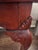 Vintage Carved Mahogany Queen Anne Style Sofa Table Console For Sale - Image 4 of 6