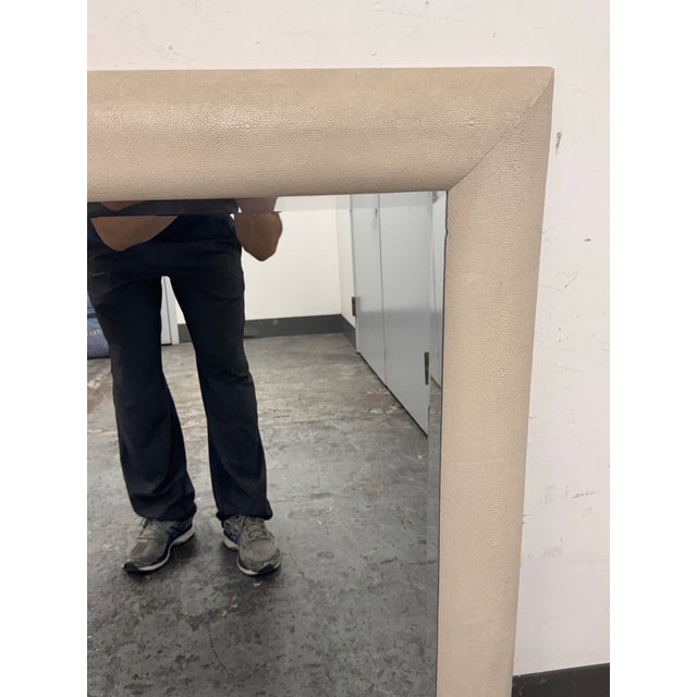 Made Goods Sabine Mirror in Sand Finish For Sale - Image 9 of 12