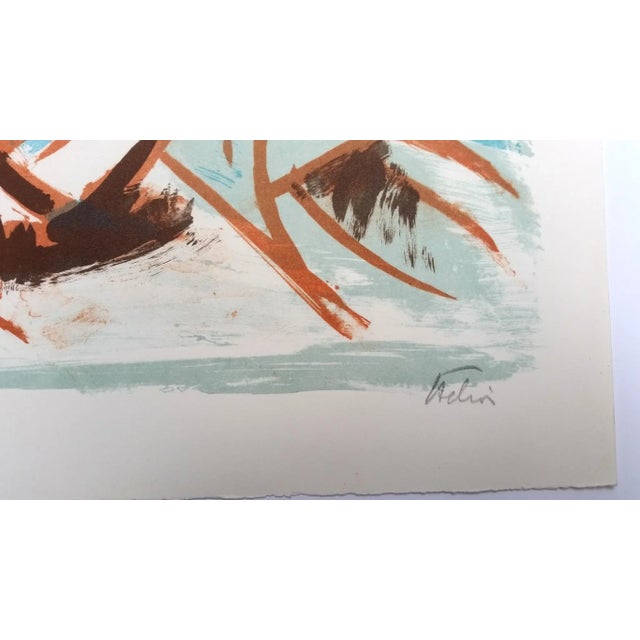 Lithograph of the artist Jean Hélion. 1965 Signed in pencil and numbered on 50ex in pencil by the artist. Dimensions 38 x...