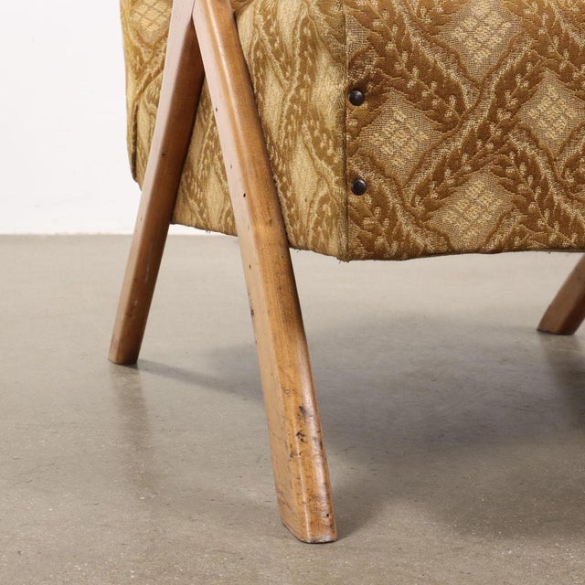 Vintage Wooden Armchairs, 1960s For Sale - Image 6 of 10