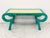 Hand Painted Faux Malachite Console / Desk, Alessandro, Baker, 1980's For Sale - Image 10 of 11