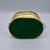 Vintage Gilt Metal Oval Cachepot Planter With Lion Head Ring Handles For Sale - Image 10 of 11