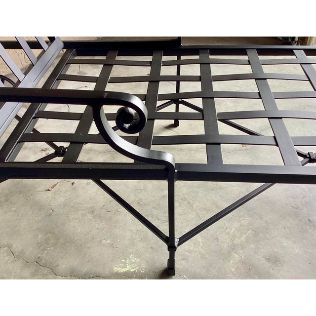 Pair of Richard Frinier Designed for Brown Jordan “Venetian” Pattern Chaise Loungers - Restored For Sale In Naples, FL - Image 6 of 7