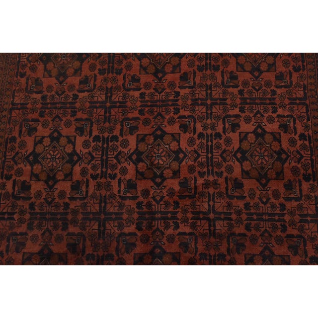 2020s Turkmen Rug 6’7” X 9’6” Red Wool Tribal Hand-Knotted Oriental Carpet For Sale - Image 5 of 13