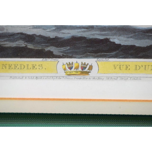 A Frigate With a View of the Needles 1806 Print For Sale - Image 4 of 7