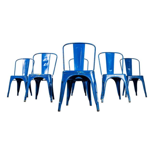 Outdoor Model A Dining Chair from Tolix, 1950s For Sale