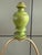 Ceramic Mid Century Large Staked Green and Cream Ceramic Table Lamp For Sale - Image 7 of 8