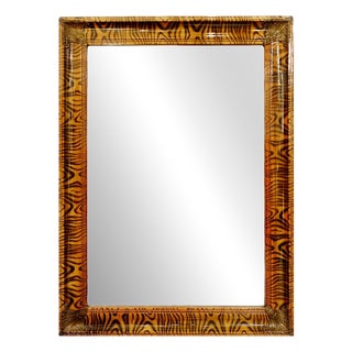 Large Vintage Decorative Mirror For Sale